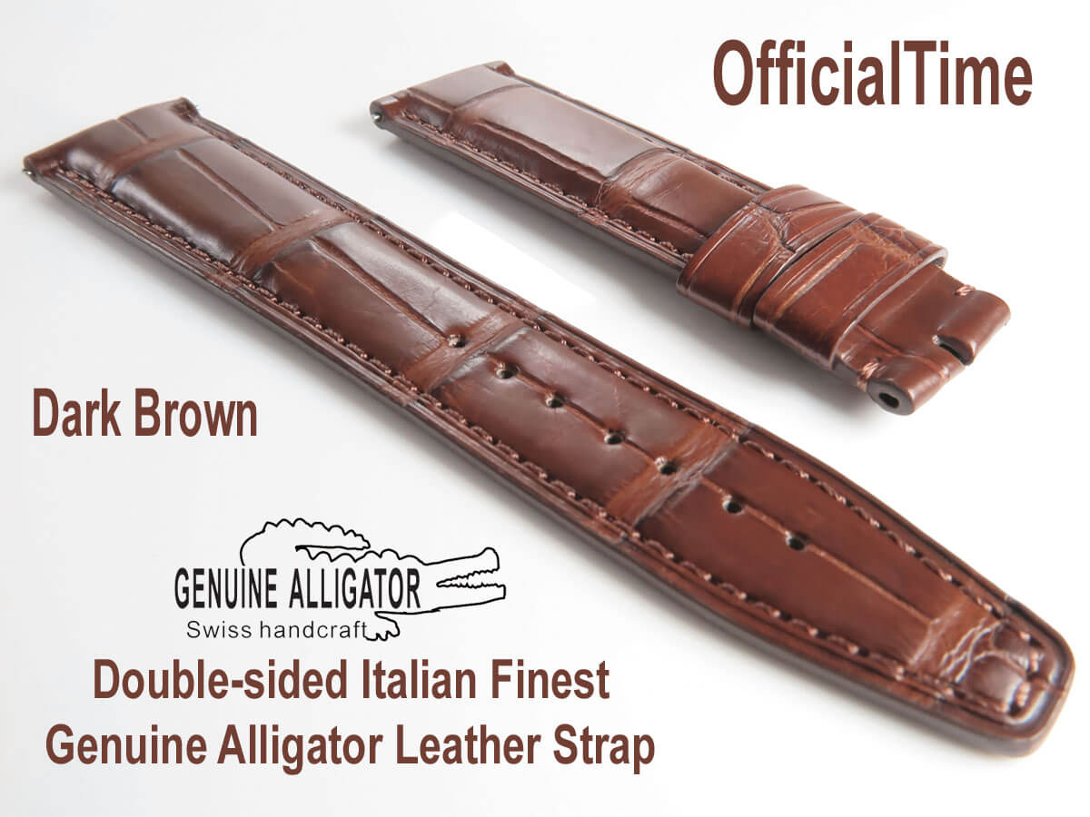 OfficialTime Genuine Alligator Leather Strap for IWC